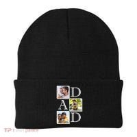 Dad Personalized Gift For Fathers Day Custom Photo Beanie thumb 0
