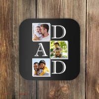 Dad Personalized Gift For Fathers Day Custom Photo Coaster thumb 0