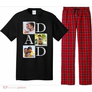 Dad Personalized Gift For Fathers Day Custom Photo Pajama Set