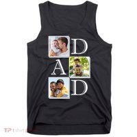 Dad Personalized Gift For Fathers Day Custom Photo Tank Top thumb 0