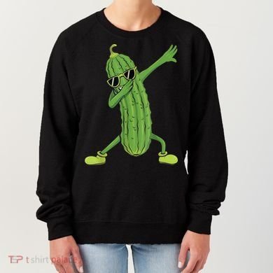 Dabbing Pickle Gift Dancing Cucumber Lover Funny Gifts Women's Sweatshirt