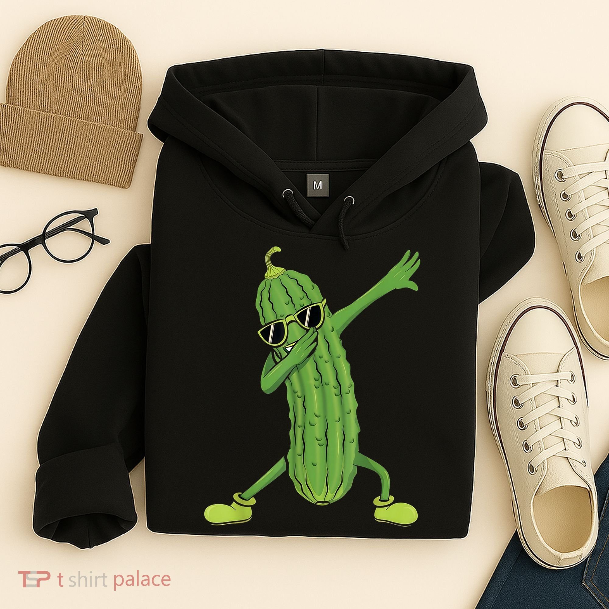 Dabbing Pickle Gift Dancing Cucumber Lover Funny Gifts Hoodie