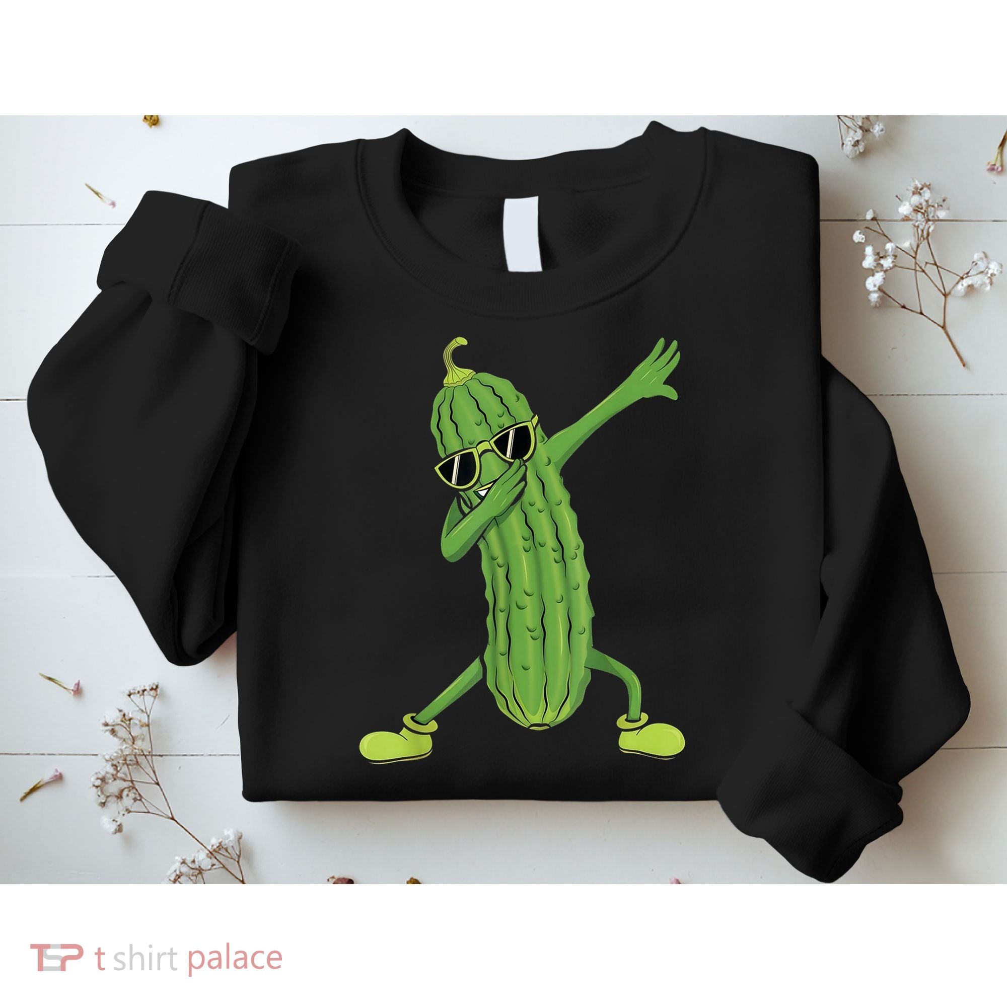 Dabbing Pickle Gift Dancing Cucumber Lover Funny Gifts Sweatshirt