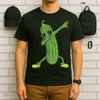 Dabbing Pickle Gift Dancing Cucumber Lover Funny Gifts T-Shirt thumb 6