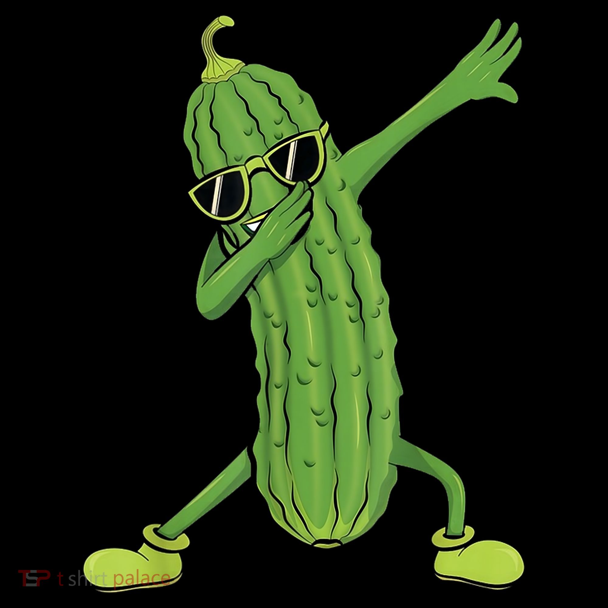 Dabbing Pickle Gift Dancing Cucumber Lover Funny Gifts T-Shirt