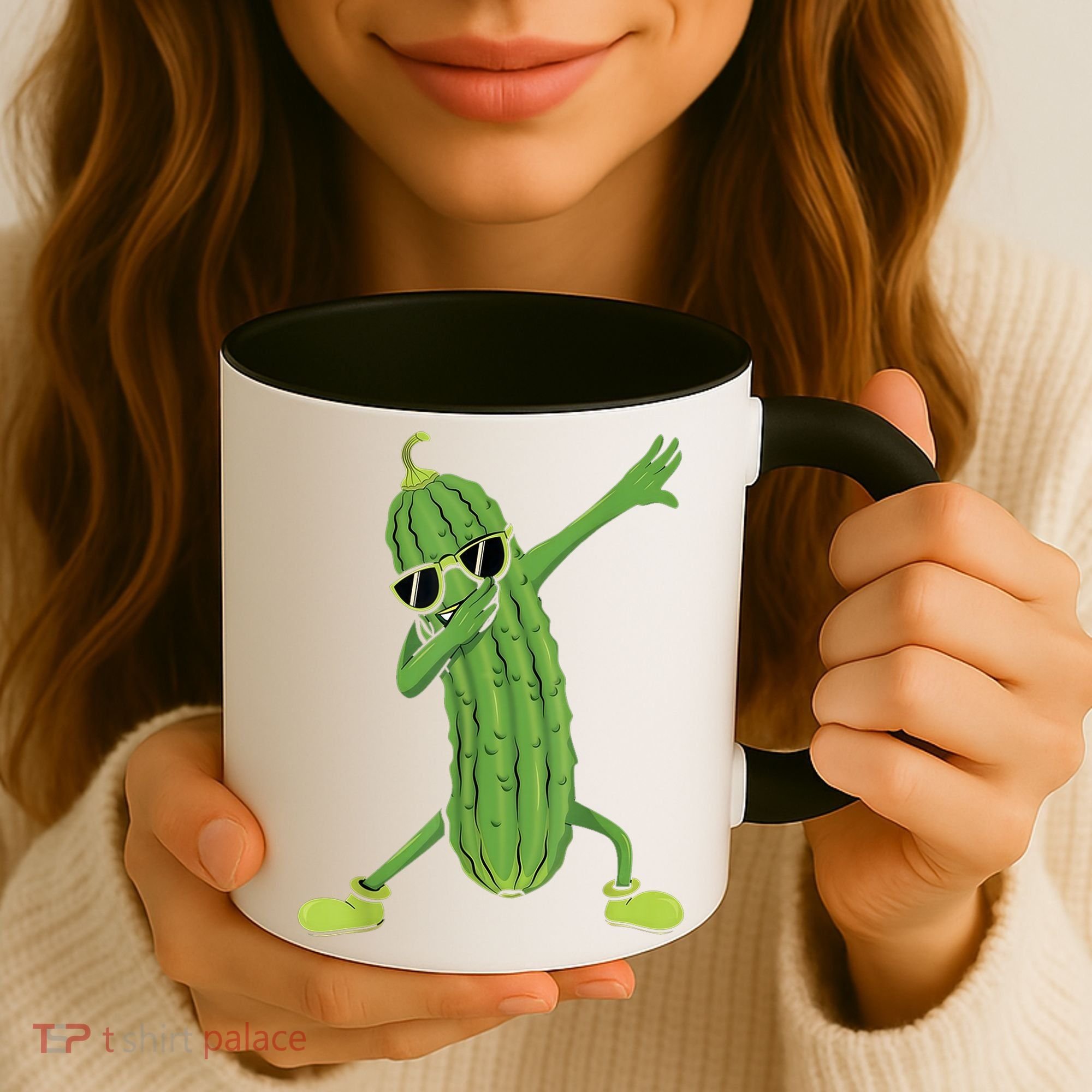 Dabbing Pickle Gift Dancing Cucumber Lover Funny Gifts Coffee Mug