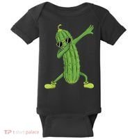 Dabbing Pickle Gift Dancing Cucumber Lover Funny Gifts Baby Bodysuit thumb 0