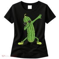 Dabbing Pickle Gift Dancing Cucumber Lover Funny Gifts Women's T-Shirt thumb 0