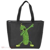 Dabbing Pickle Gift Dancing Cucumber Lover Funny Gifts Tote Bag thumb 0