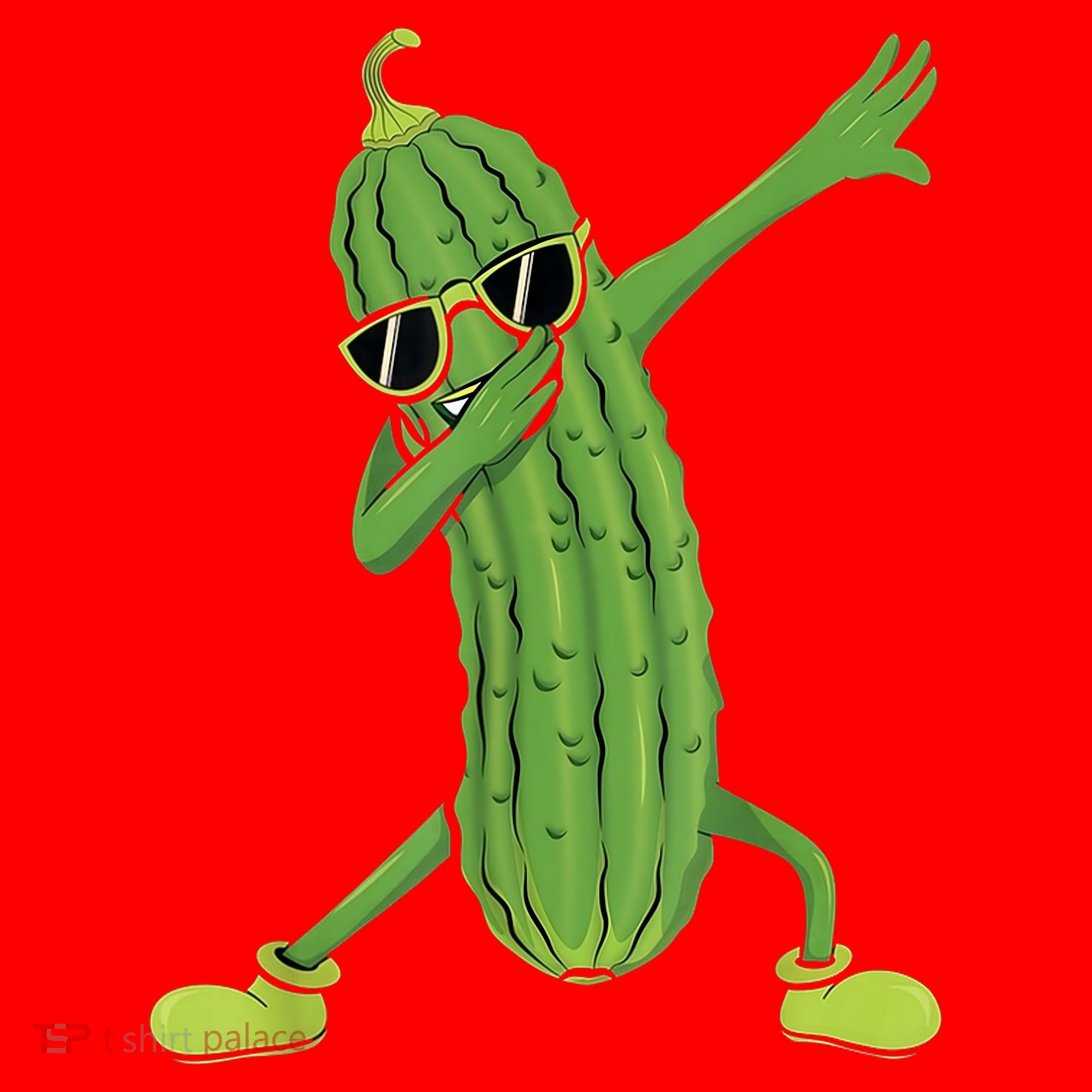 Dabbing Pickle Gift Dancing Cucumber Lover Funny Gifts Santa Hat