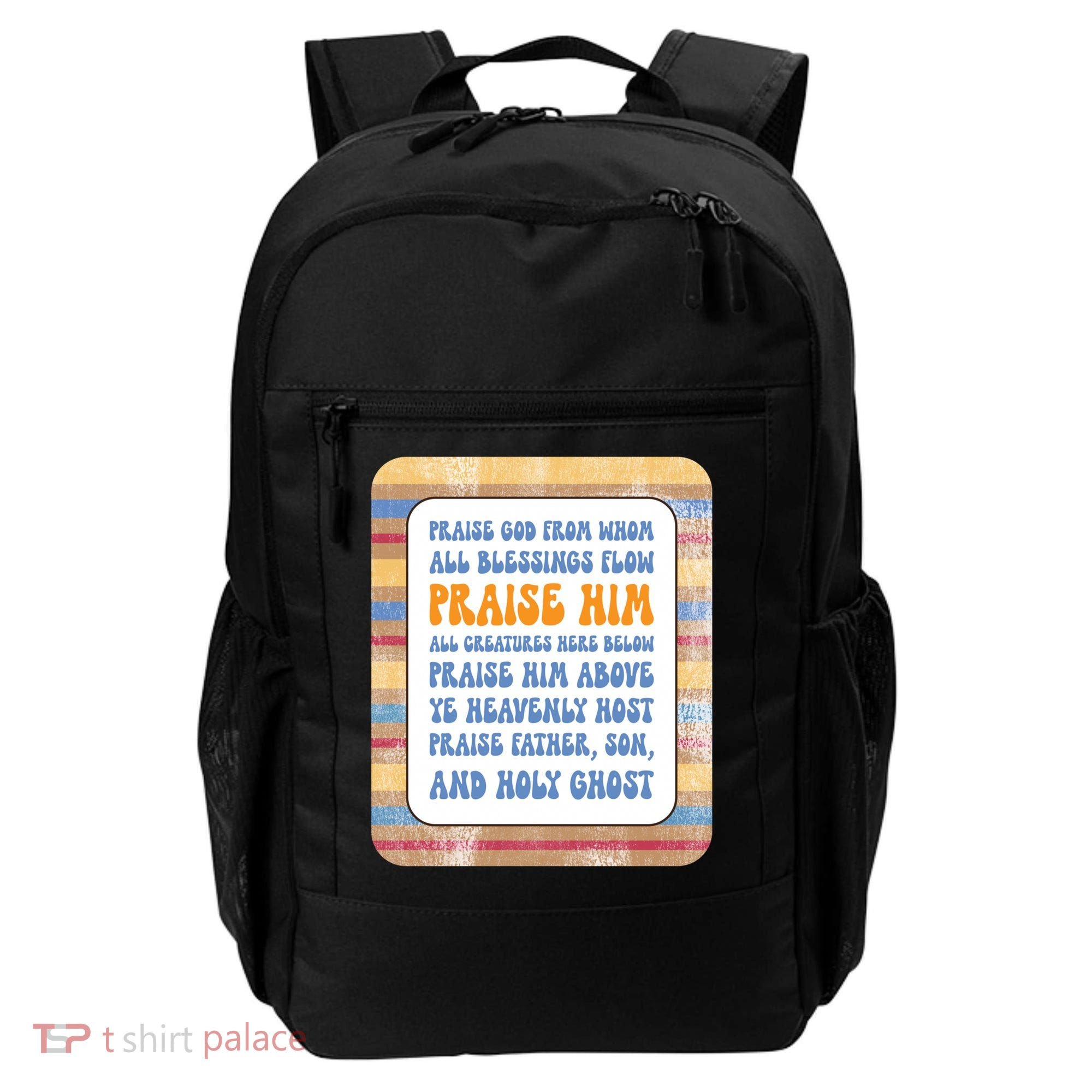 Doxology Praise God From Whom All Blessings Flow Cute Gift Backpack