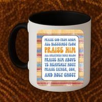 Doxology Praise God From Whom All Blessings Flow Cute Gift Coffee Mug thumb 2