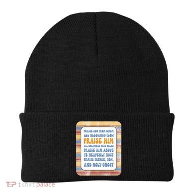 Doxology Praise God From Whom All Blessings Flow Cute Gift Beanie