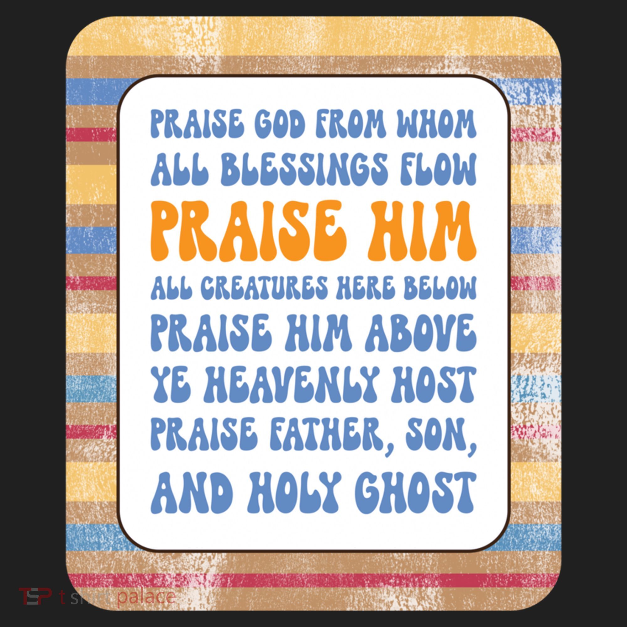 Doxology Praise God From Whom All Blessings Flow Cute Gift Beanie