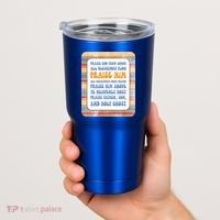 Doxology Praise God From Whom All Blessings Flow Cute Gift Tumbler thumb 2