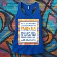 Doxology Praise God From Whom All Blessings Flow Cute Gift Women's Tank Top thumb 3