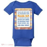 Doxology Praise God From Whom All Blessings Flow Cute Gift Baby Bodysuit thumb 0