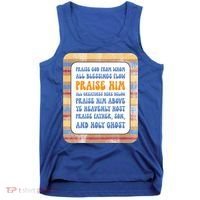 Doxology Praise God From Whom All Blessings Flow Cute Gift Tank Top thumb 0