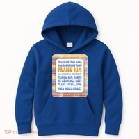 Doxology Praise God From Whom All Blessings Flow Cute Gift Kids Hoodie thumb 0