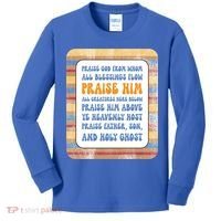 Doxology Praise God From Whom All Blessings Flow Cute Gift Kids Long Sleeve Shirt thumb 0