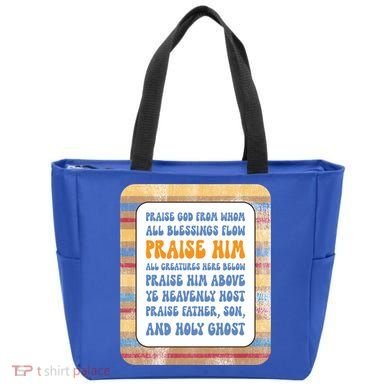 Doxology Praise God From Whom All Blessings Flow Cute Gift Tote Bag