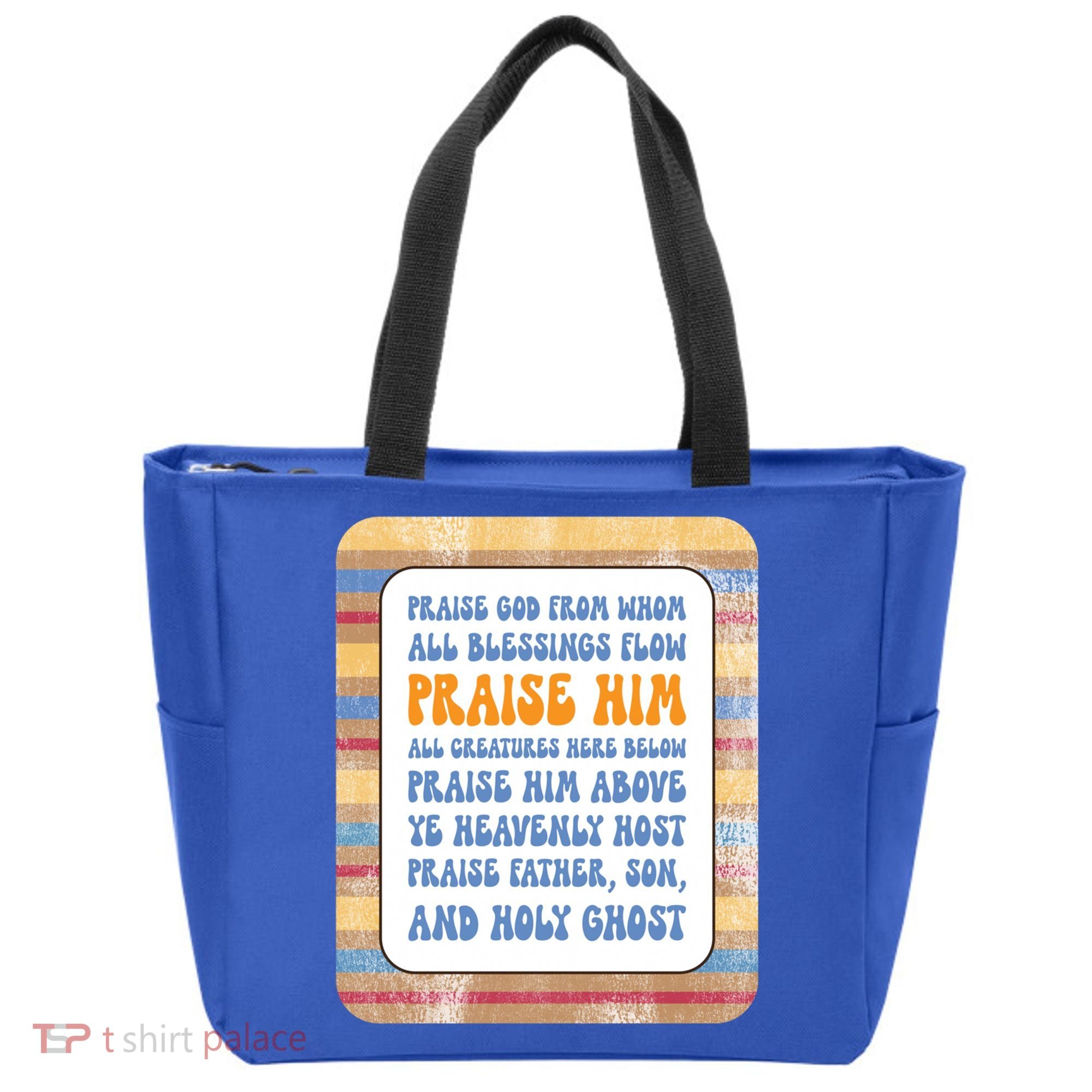 Doxology Praise God From Whom All Blessings Flow Cute Gift Tote Bag