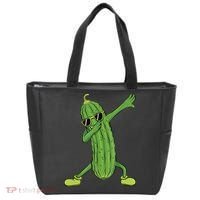 Dabbing Pickle Gift Dancing Cucumber Lover Tote Bag thumb 0