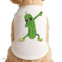 Dabbing Pickle Gift Dancing Cucumber Lover Doggie Tank thumb 0