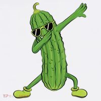 Dabbing Pickle Gift Dancing Cucumber Lover Hoodie thumb 7