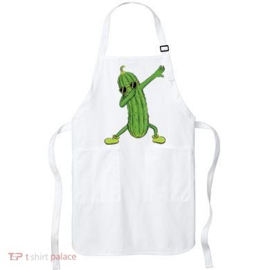 Dabbing Pickle Gift Dancing Cucumber Lover Apron