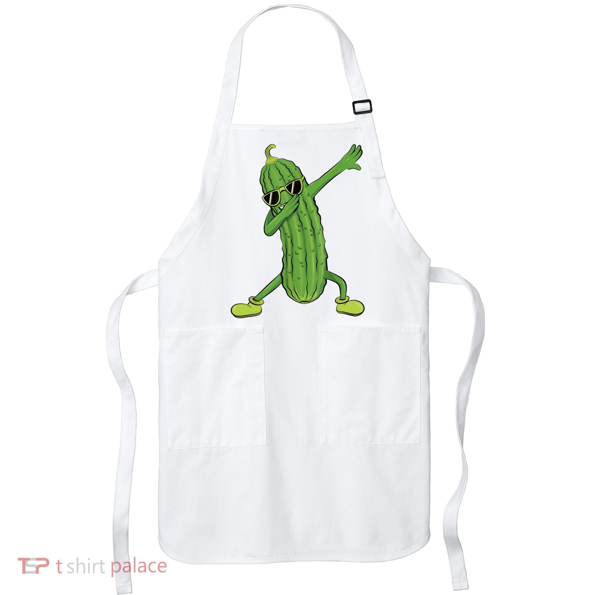 Dabbing Pickle Gift Dancing Cucumber Lover Apron