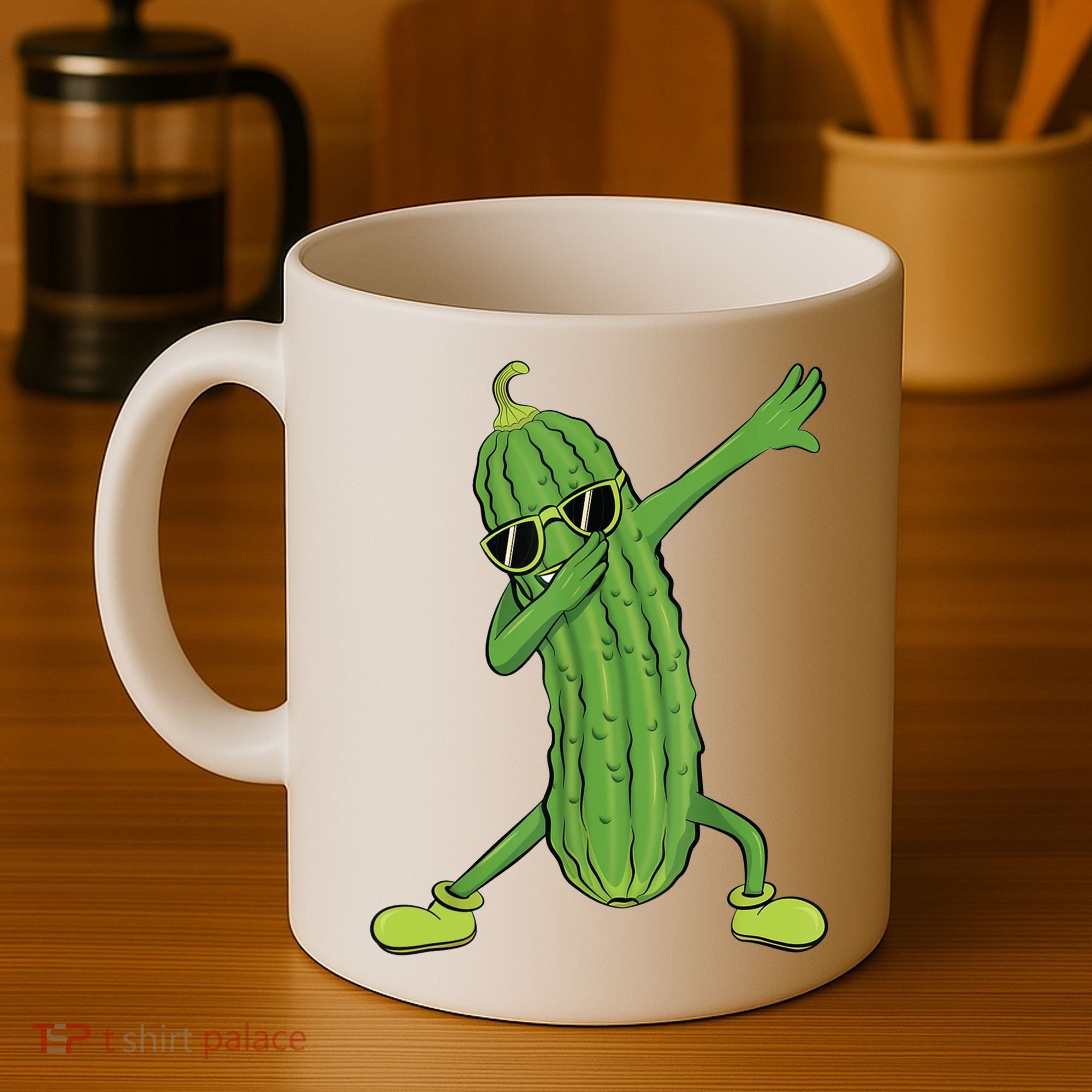 Dabbing Pickle Gift Dancing Cucumber Lover Coffee Mug
