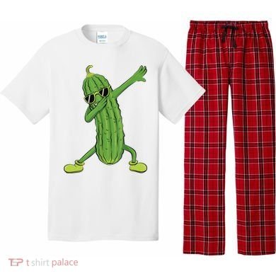 Dabbing Pickle Gift Dancing Cucumber Lover Pajama Set