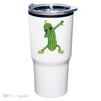 Dabbing Pickle Gift Dancing Cucumber Lover Tumbler thumb 0