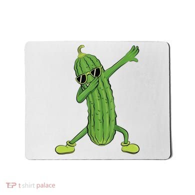 Dabbing Pickle Gift Dancing Cucumber Lover Mousepad