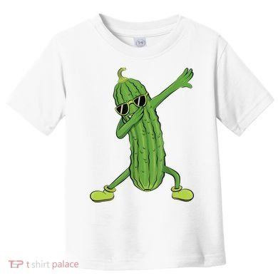 Dabbing Pickle Gift Dancing Cucumber Lover Toddler T-Shirt