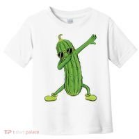 Dabbing Pickle Gift Dancing Cucumber Lover Toddler T-Shirt thumb 0