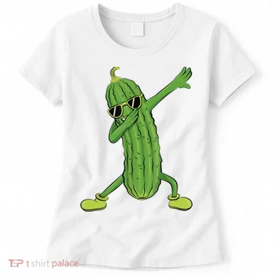 Dabbing Pickle Gift Dancing Cucumber Lover Women's T-Shirt