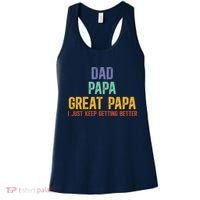 Dad Papa Great Papa I Just Keep Getting Better Great Papa Women's Tank Top thumb 0