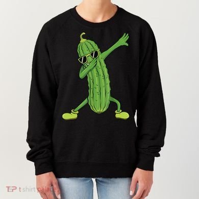 Dabbing Pickle Gift Dancing Cucumber Lover Funny Gifts Women's Sweatshirt