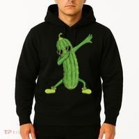 Dabbing Pickle Gift Dancing Cucumber Lover Funny Gifts Hoodie thumb 2