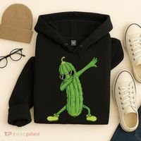 Dabbing Pickle Gift Dancing Cucumber Lover Funny Gifts Hoodie thumb 4