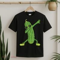 Dabbing Pickle Gift Dancing Cucumber Lover Funny Gifts T-Shirt thumb 2