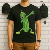 Dabbing Pickle Gift Dancing Cucumber Lover Funny Gifts T-Shirt thumb 6