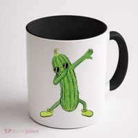 Dabbing Pickle Gift Dancing Cucumber Lover Funny Gifts Coffee Mug thumb 1