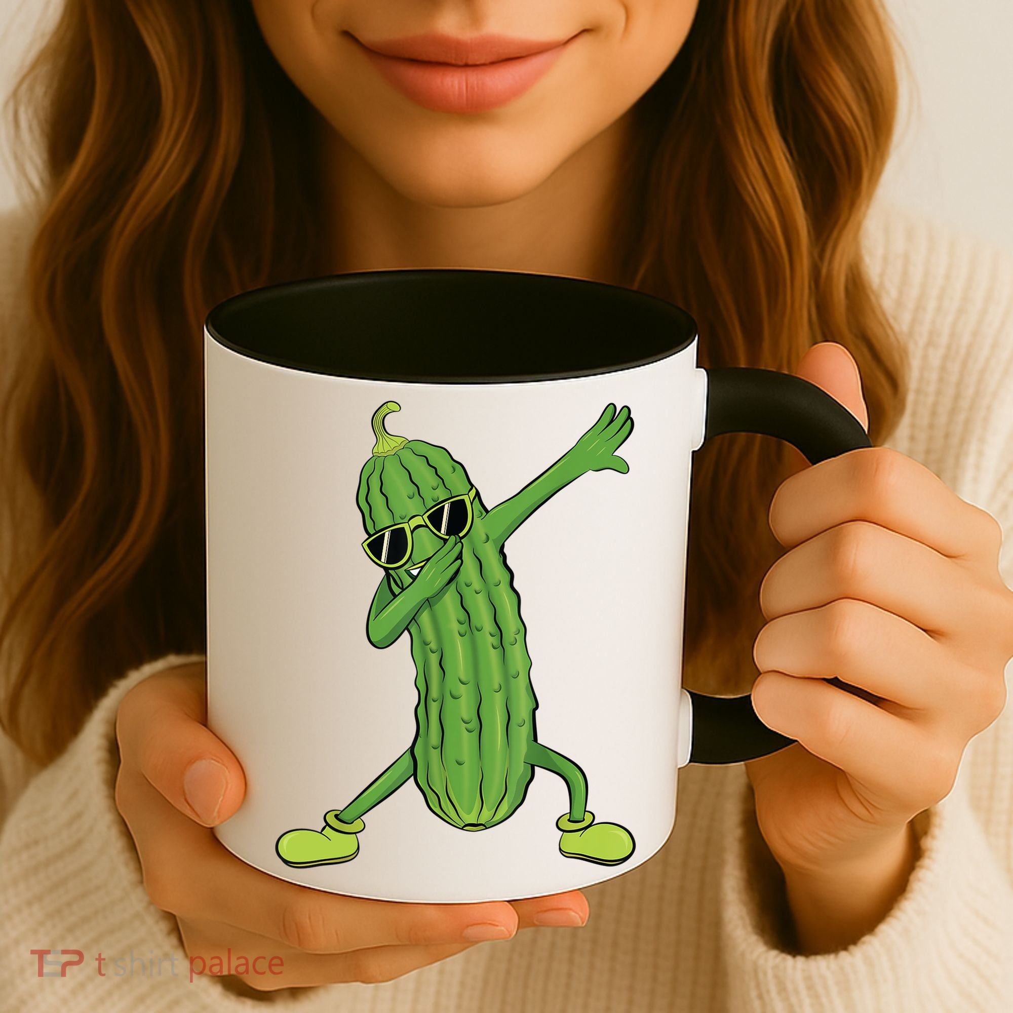 Dabbing Pickle Gift Dancing Cucumber Lover Funny Gifts Coffee Mug