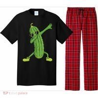 Dabbing Pickle Gift Dancing Cucumber Lover Funny Gifts Pajama Set thumb 0