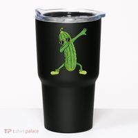 Dabbing Pickle Gift Dancing Cucumber Lover Funny Gifts Tumbler thumb 0