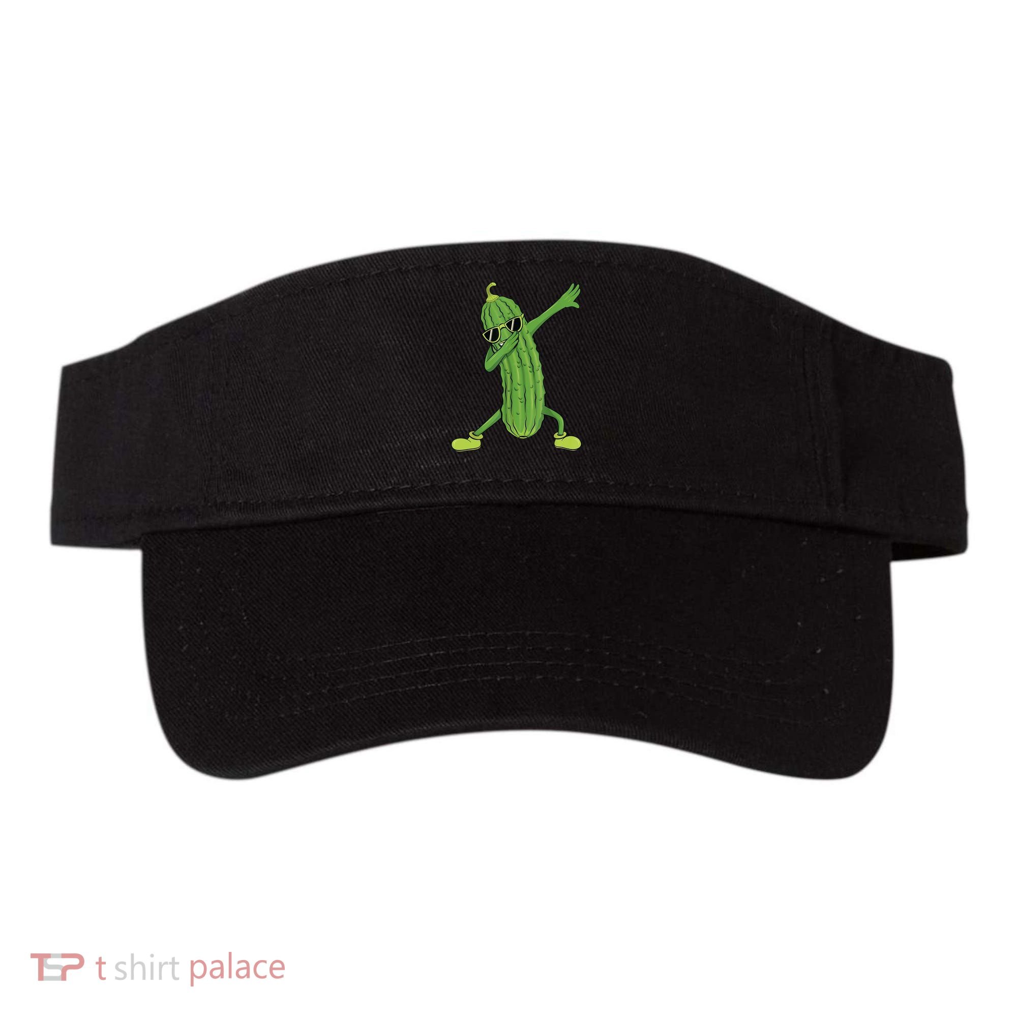 Dabbing Pickle Gift Dancing Cucumber Lover Funny Gifts Visor