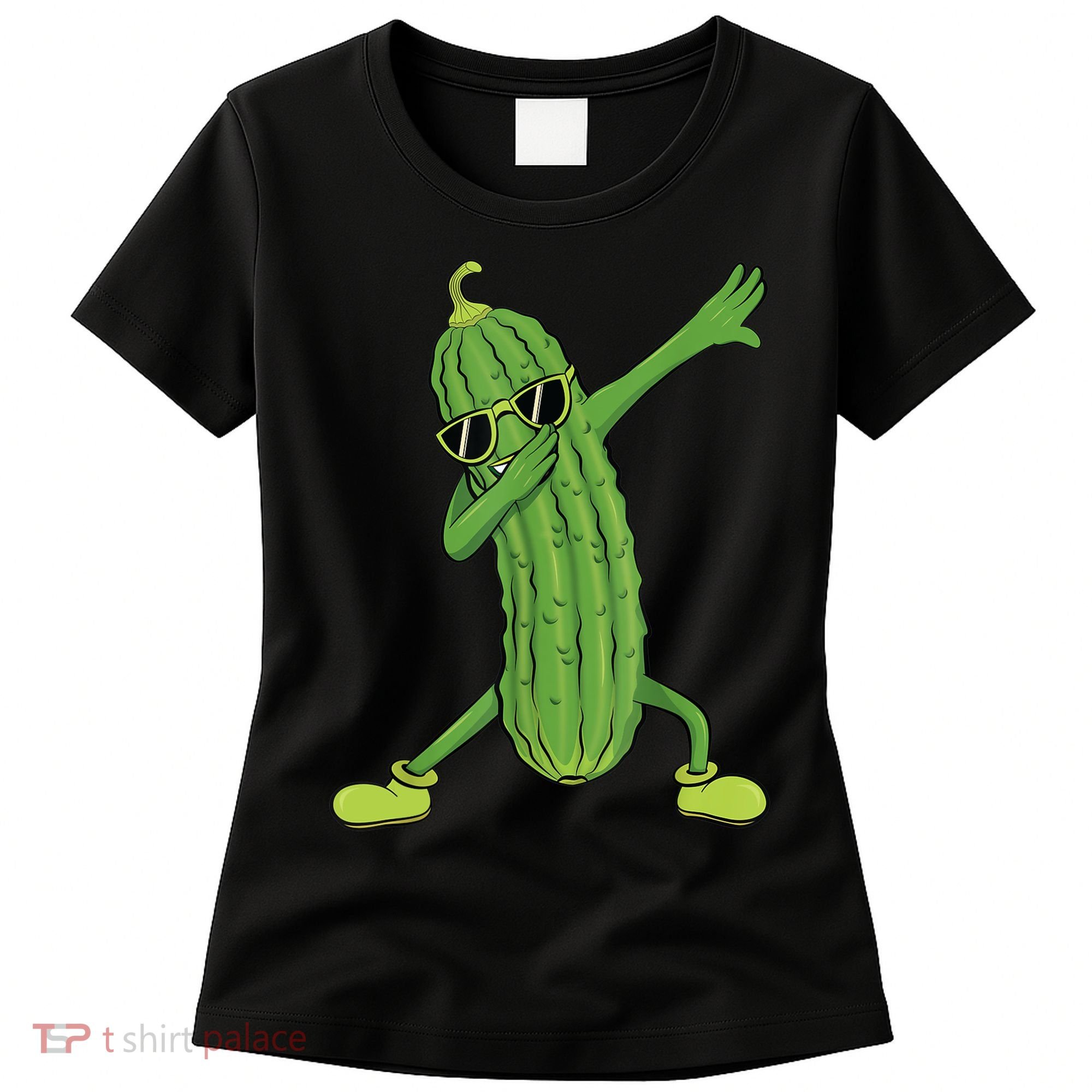 Dabbing Pickle Gift Dancing Cucumber Lover Funny Gifts Women's T-Shirt
